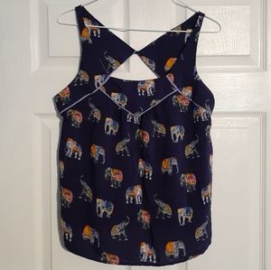 BUNDLE SALE 💵 4 for $20!! Anthropologie Elephant Print Tank Top